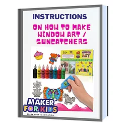 Instruction On How To Make Window Art Suncatchers