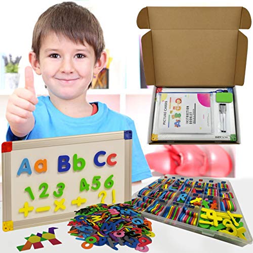 RetailDADDY Magnetic Writing Board With Alphabets & Numbers For Kids  Develope writing skills at an Early Age Educational Board Games Board Game  - Magnetic Writing Board With Alphabets & Numbers For Kids