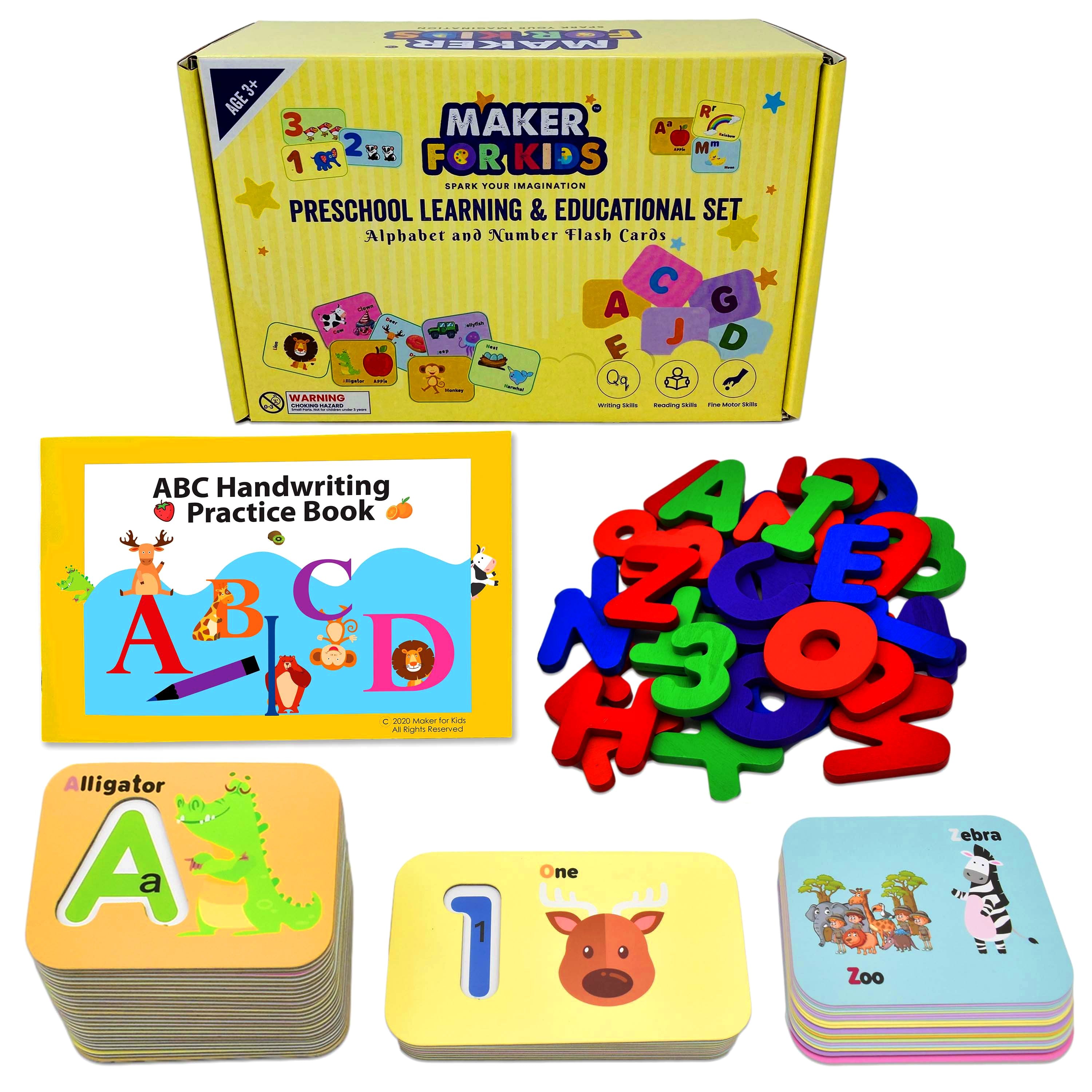 KOKO AROMA Alphabet Flash Cards - Preschool Activities Learning