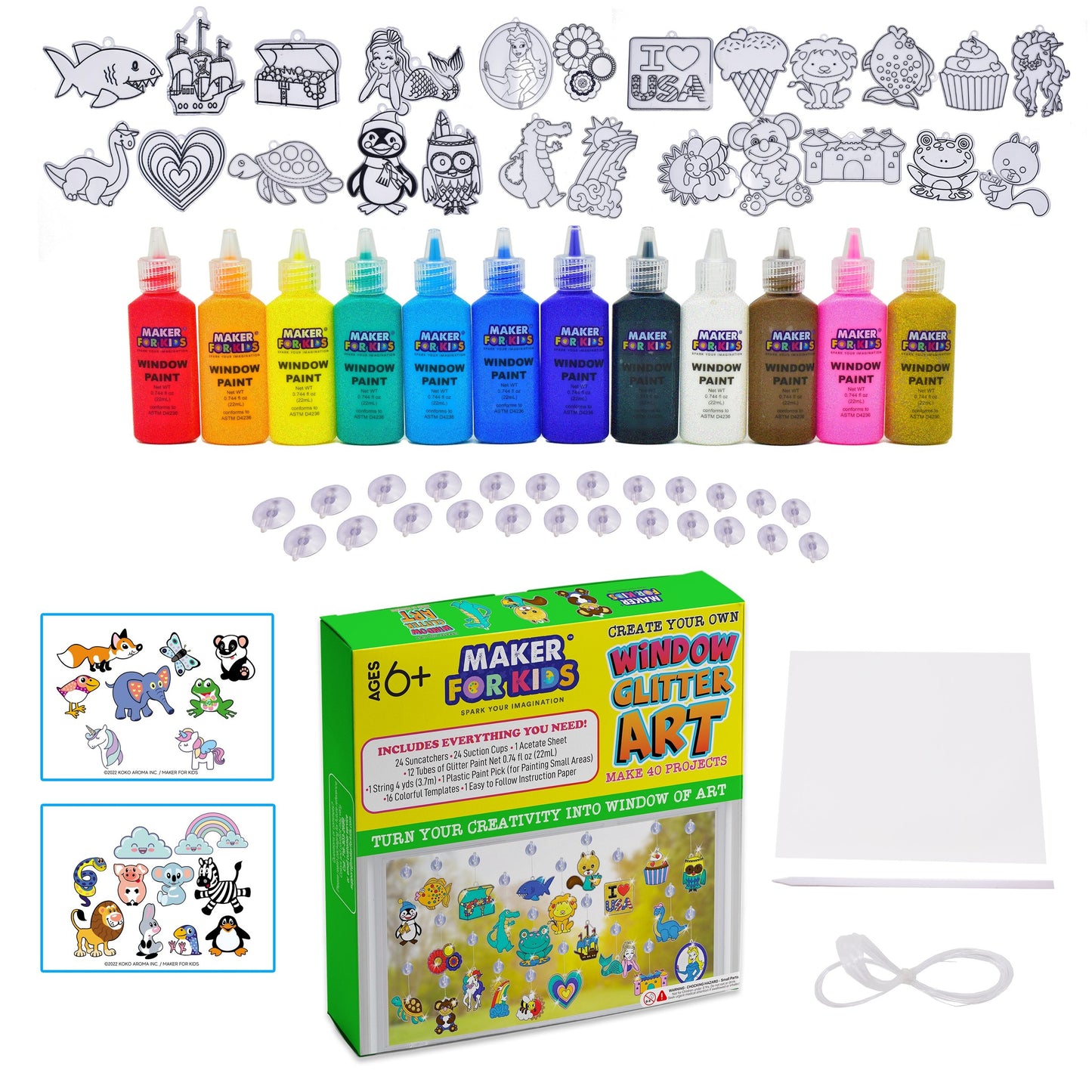 Suncatchers Sun-24 (24Pcs) Kit